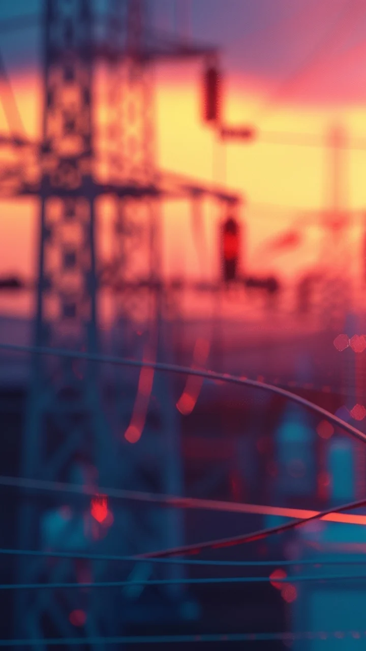 Substation at Sunset/Sunrise
