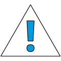Icon of a caution symbol